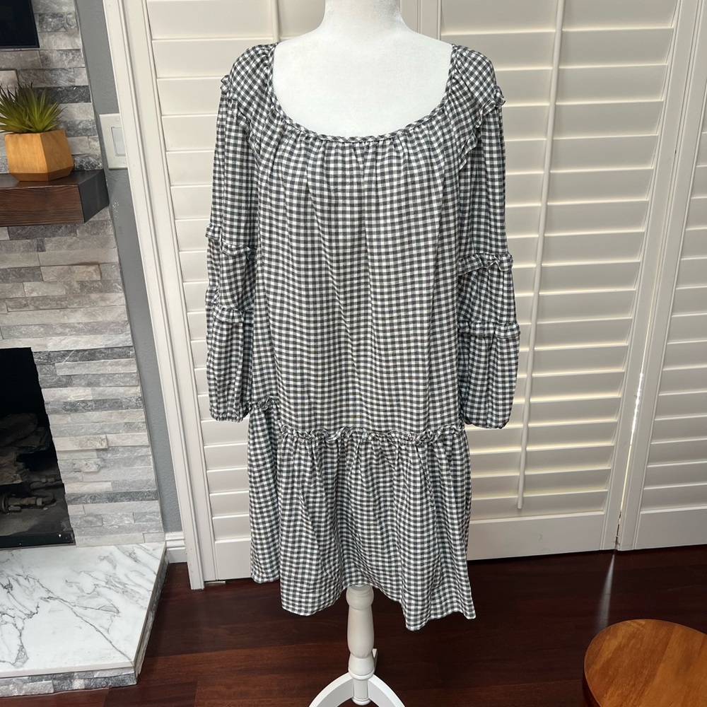 Gingham Checkered Dress